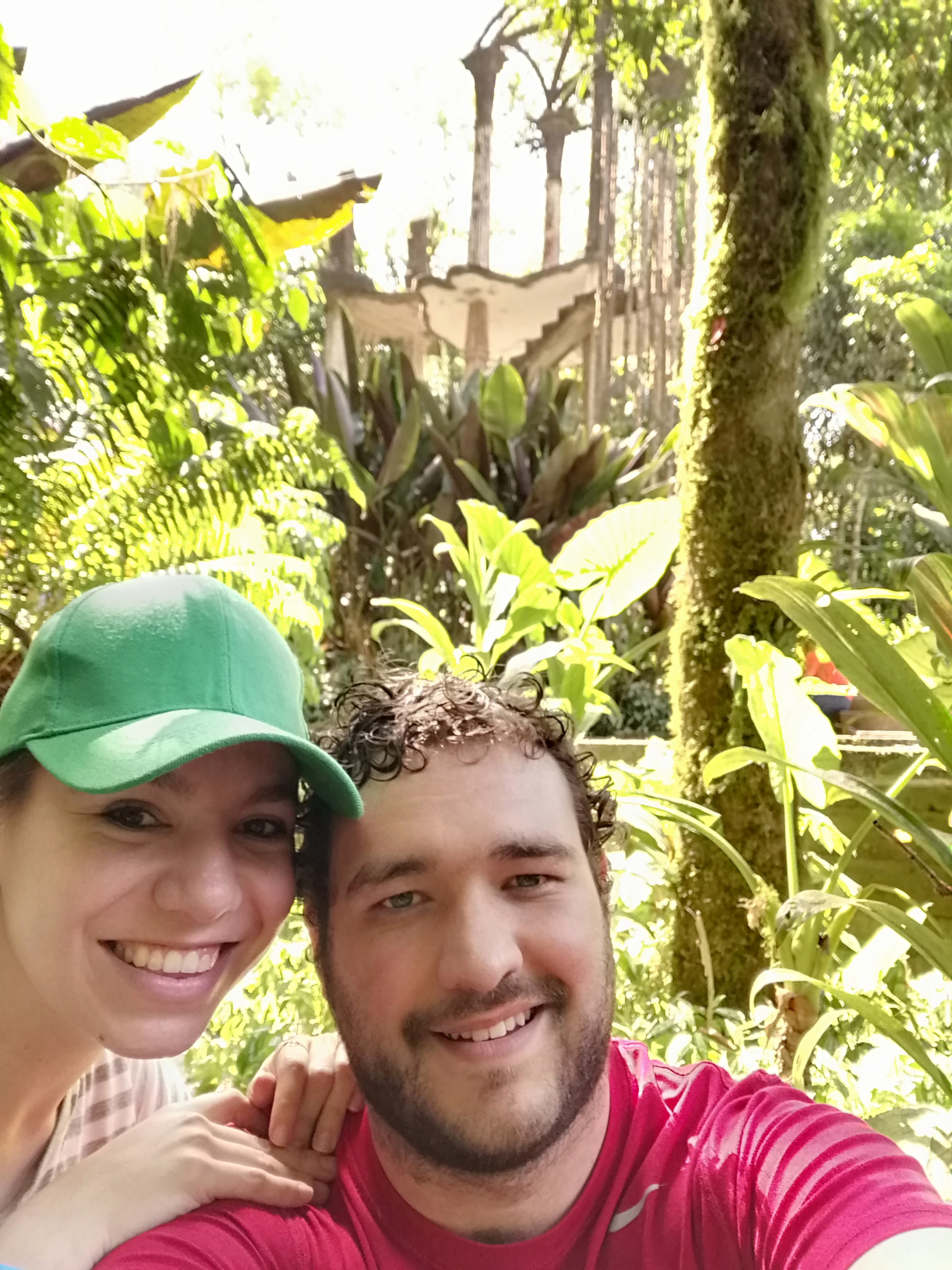 A Photo of my Wife and Me in the jungle